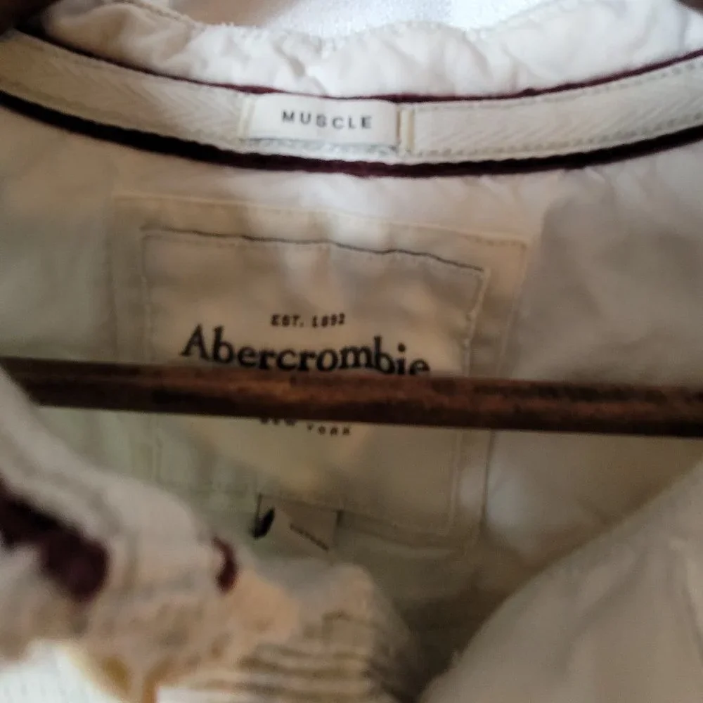 Vintage Abercrombie & Fitch Wheat Long Sleeve Thermal Large - Picture 5 of 13